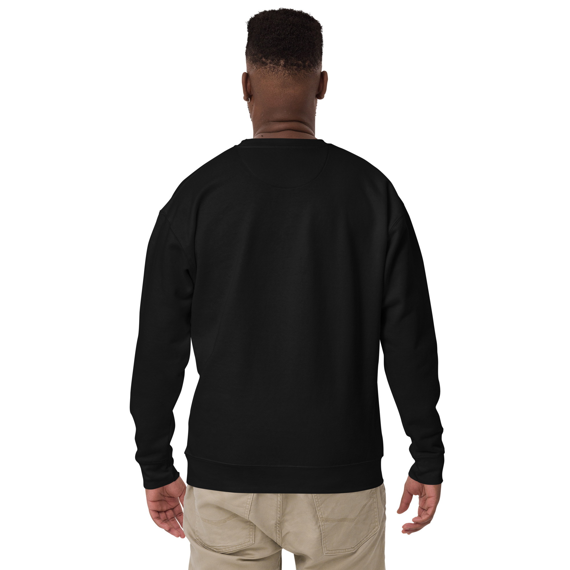 The Wealth Enterprise Unisex Premium Sweatshirt - Black - Image 5