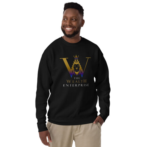 The Wealth Enterprise Unisex Premium Sweatshirt - Black