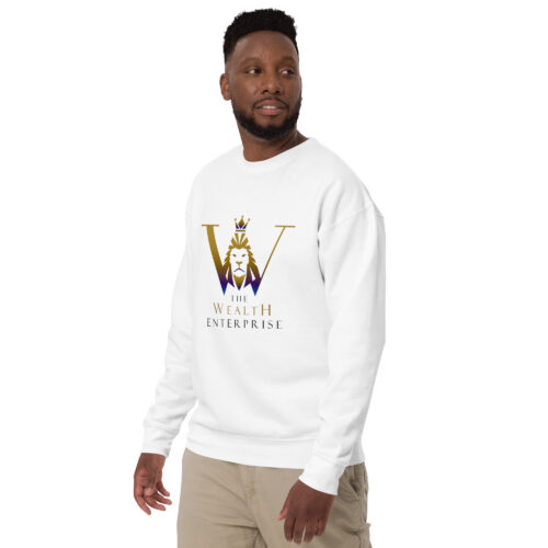 The Wealth Enterprise Unisex Premium Sweatshirt - White